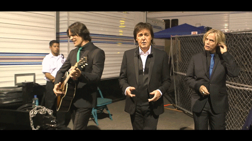Paul Mccartney Doing Finger Guns GIF