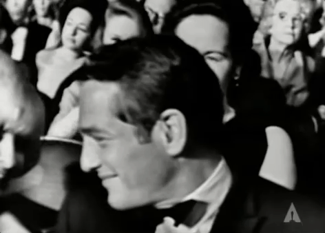 Paul Newman And Joanne Woodward Oscars GIF