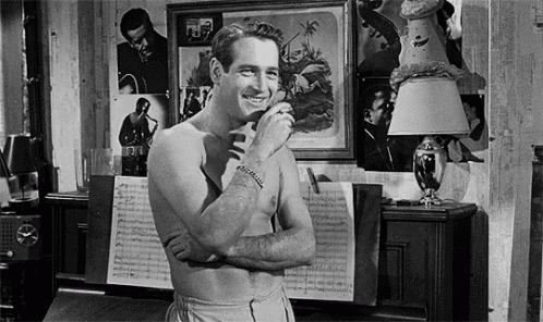 Paul Newman Paris Blues GIF