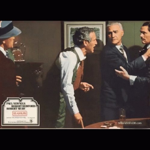 Paul Newman The Sting GIF