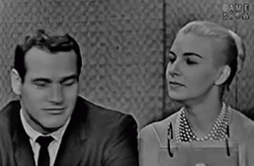 Paul Newman With Joanne Woodward GIF