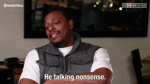 Paul Pierce He Talking Nonsense GIF