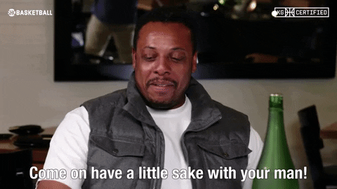 Paul Pierce Sake With Your Man GIF