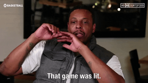 Paul Pierce The Game Was Lit GIF