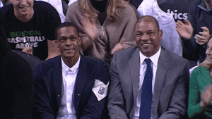 Paul Pierce With Other Legends GIF