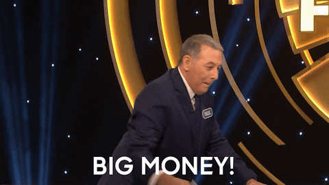Paul Reubens Big Money Spin The Wheels GIF