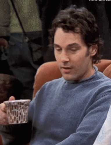 Paul Rudd Sipping Coffee GIF