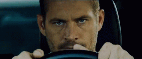 Paul Walker Driving Fast GIF