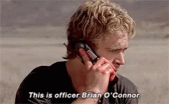Paul Walker This Is Officer Brian O'connor GIF