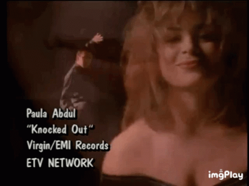 Paula Abdul Knocked Out Virgin Emi Records Etv Network And Imgplay GIF