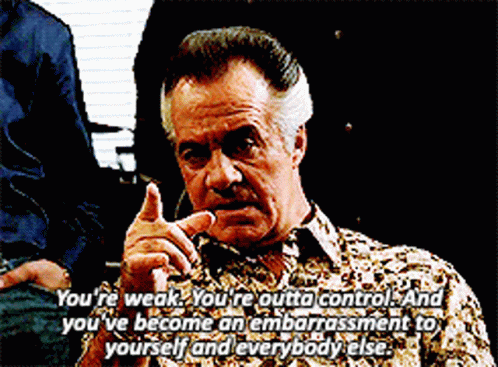 Paulie Walnuts You're Weak GIF
