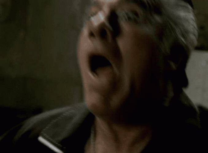 Paulie Walnuts Choking Scene GIF