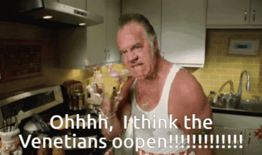 Paulie Walnuts I Think The Venetians Open GIF