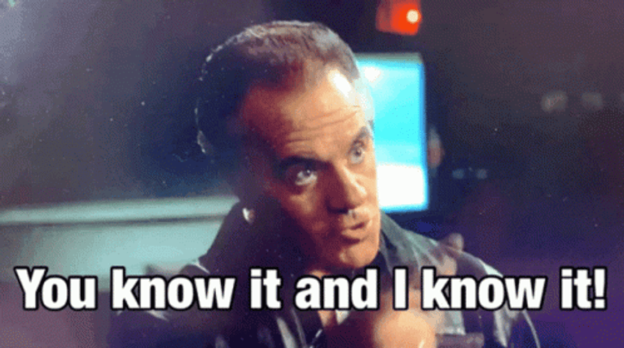 Paulie Walnuts You Know It I Know It GIF