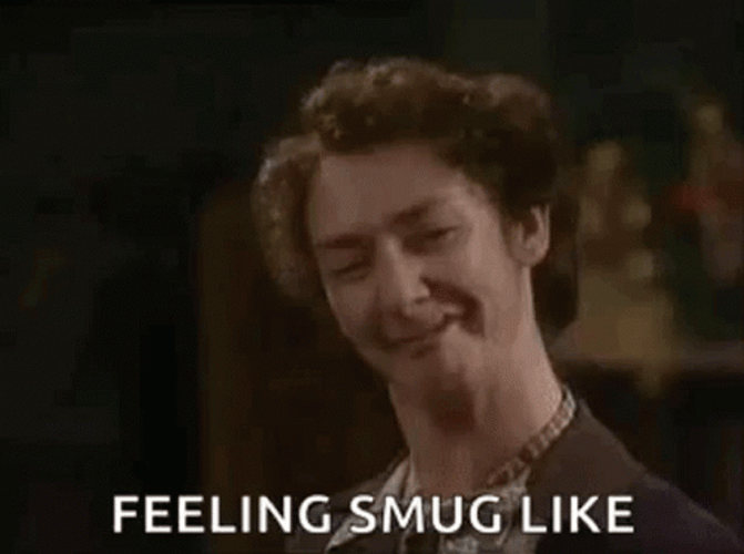 Pauline McLynn Feeling Smug GIF