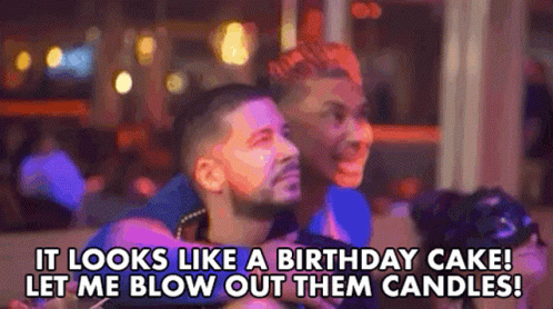Pauly D Says Looks Like Birthday Cake GIF