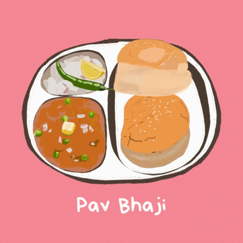 Pav Bhaji Drawing