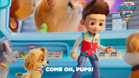 Paw Patrol Movie Let's Go GIF