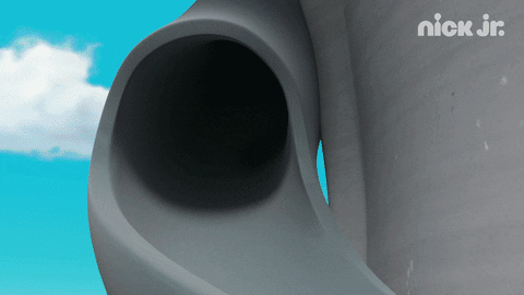 Paw Patrol Rocky Happy Slide GIF