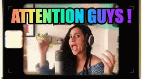 Pay Attention Guys Singer GIF