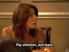Pay Attention Please Angry Lady GIF