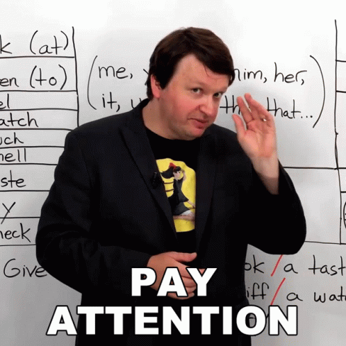 Pay Attention To The Lesson GIF