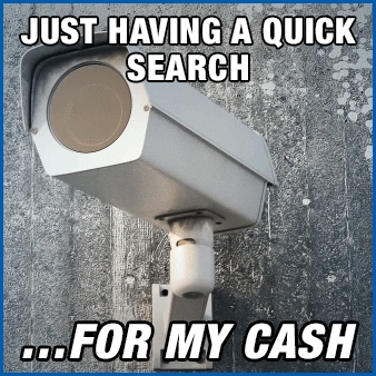 Pay Me My Money Security Camera Pan GIF