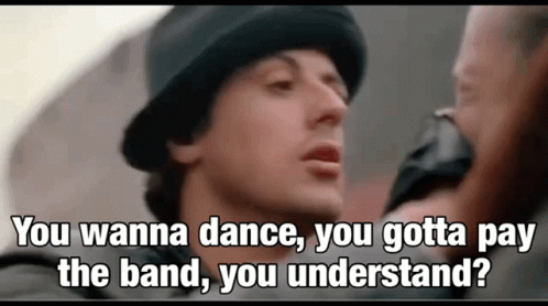 Pay That Man His Money Sylvester Stallone GIF