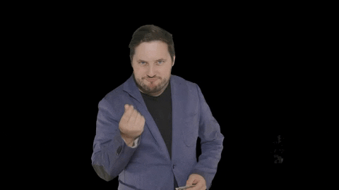 Pay Up Man Wearing A Suit GIF