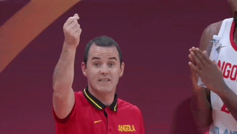 Pay Up Man Wearing Angola Shirt GIF