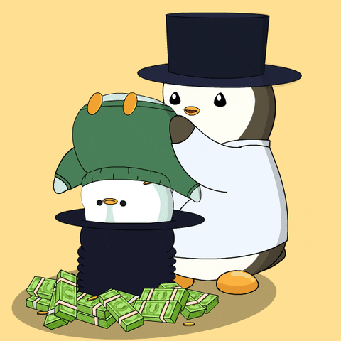 Pay Up Pudgy Penguins GIF