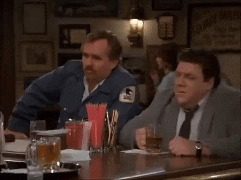 Pay Up Two Men In A Table GIF