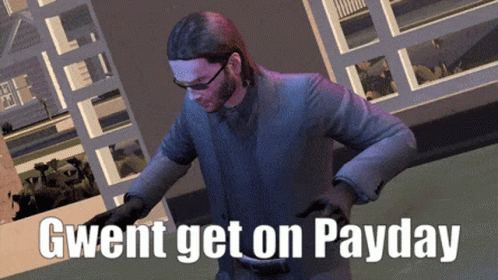 Payday 2 Gwent Video Game Character GIF