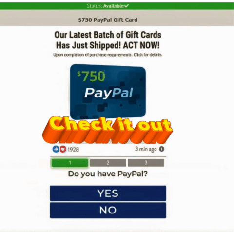 PayPal Gift Card Giveaway GIF