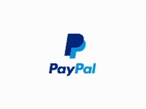Paypal Logo On A White Background With A Blue P GIF