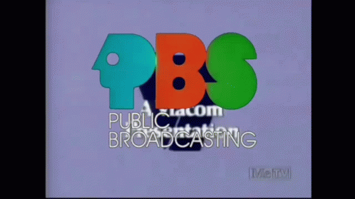 PBS Logo on Blue Background