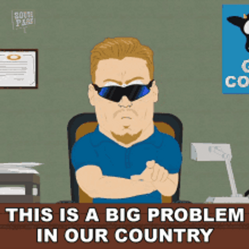 Pc Principal Big Problem In The Country GIF