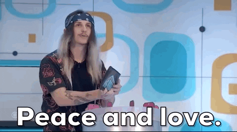 Peace And Love Hippie GIF