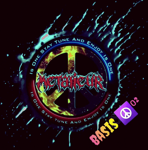 Peace Sign Saying Is One Stay Tune And Enjoy Is One