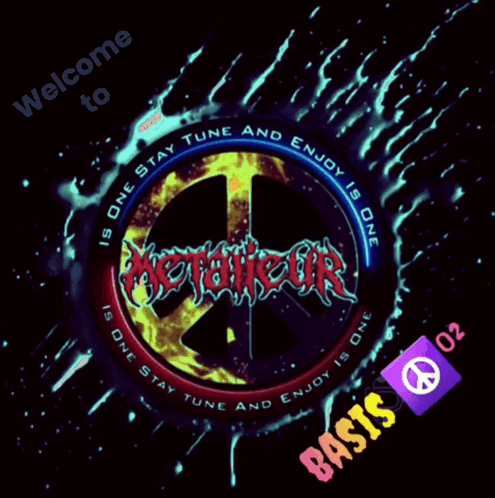 Peace Sign Saying Welcome To