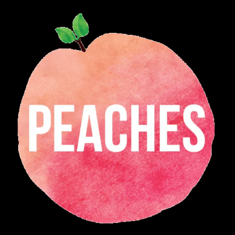 Giggly Peach Shaking Mobile Art GIF