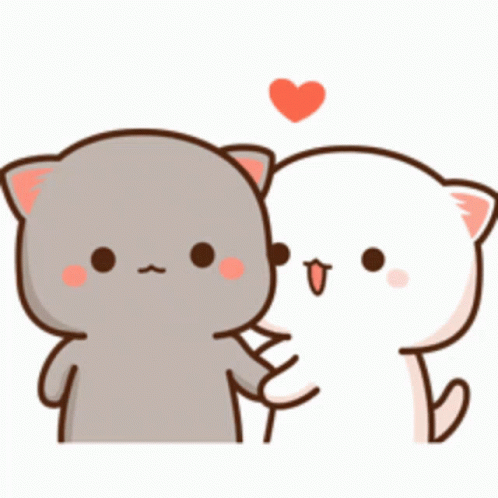 Peach And Goma Holding Hands GIF