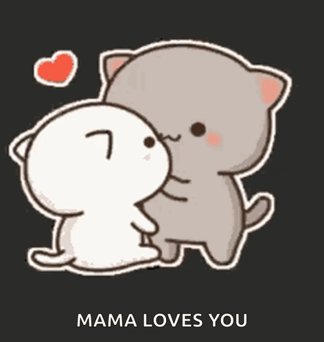 Peach And Goma Mama Loves You GIF