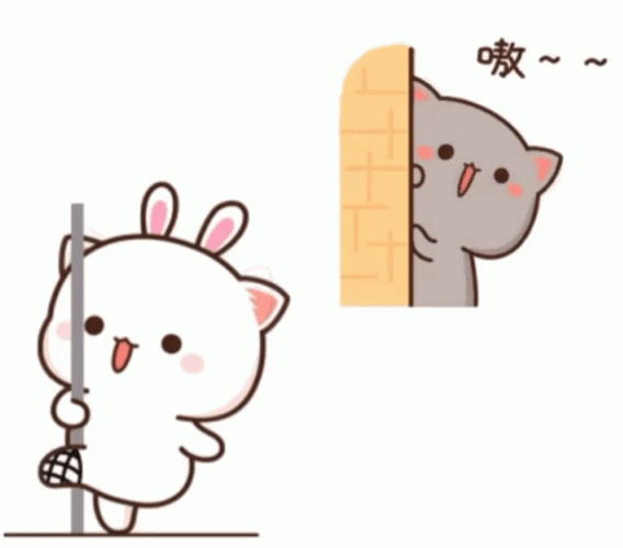 Peach And Goma Pole Dancing GIF