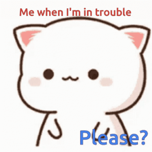 Peach Cat Just When I Thought I Was Out GIF