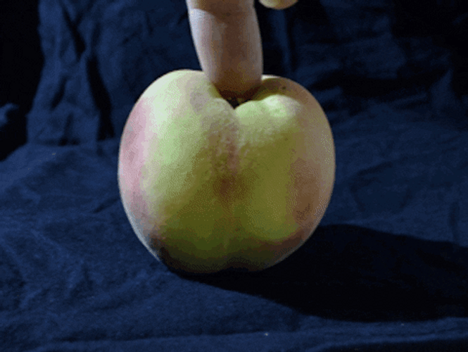 Peach Varied Sizes Time Loop GIF