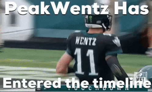 Peak Wentz Football Player