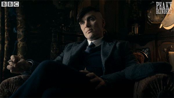 Peaky Blinders Thomas Shelby Sitting GIF