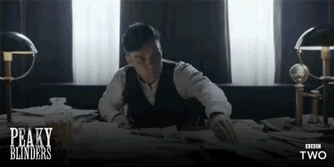 Peaky Blinders Tommy Shelby Frustrated GIF