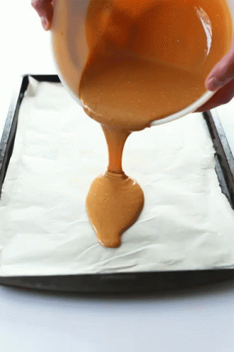 Lusciously Looking Liquefied Peanut Butter GIF